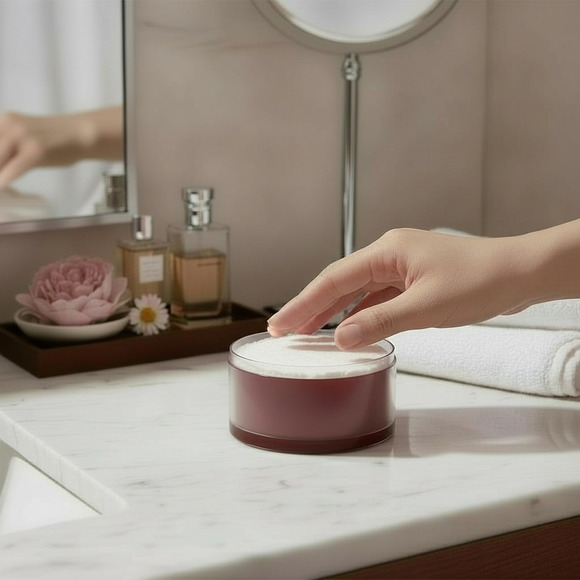 Lady Stetson Vintage Body Dusting Powder Coty Talc Sealed Puff Vanity Collector - Picture 10 of 10